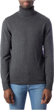 Jack & Jones Cardigans - Heren - Coltruien - Grijs - L - Katoen - Truien & Vesten