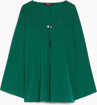 Max Mara Blusa con maniche a campana - Verde