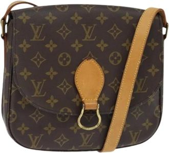 Louis Vuitton Pre-owned Cross Body Bags, female, Brown, Size: ONE SIZE Pre-owned Canvas Cross Body Bag