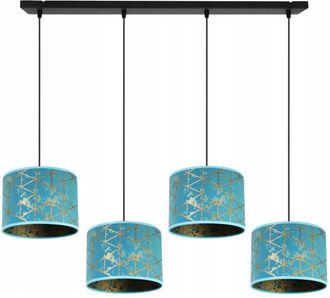 OEM L&aacute;mpara Colgante, L&aacute;mpara De Techo, Pantalla, Patr&oacute;n Dorado