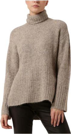 Gestuz Chanly Pullover Sweater - Dames - Coltruien - Beige - L - Truien & Vesten