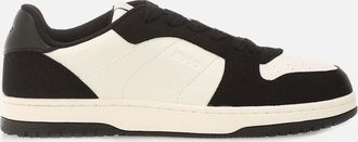 HUGO BOSS Womens Hadrian Mixed Material Trainers - White - Size: 5