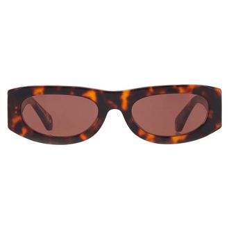 Off-white ORLANDO Brown Oval Unisex Sunglasses OERI13O 6064 54