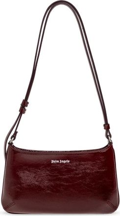 Palm Angels Tassen, Dames, Rood, ONE Size, Katoen, Giorgina Leren Tas