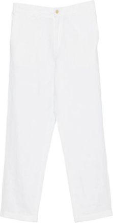Les Deux Linnen Comfort Kostuumbroek - Heren - Straight fit broeken - Wit - W30 - Linnen - Broeken