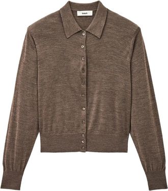 BA&SH Boston Button-up Collared Cardigan