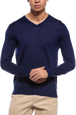 N.Peal N. PEAL Conduit Fine Gauge Cashmere & Silk-Blend V-Neck Sweater