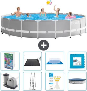Intex Piscina Prism Frame Redonda - 610x132 Cm - 9-piezas S621