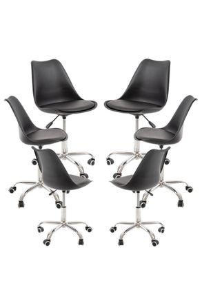 Regalos Miguel Regalos Miguel - Packs Sillas - Pack 6 Sillas Neo - Negro
