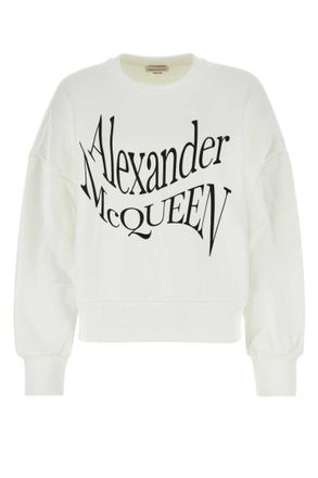 Alexander McQueen White cotton sweatshirt