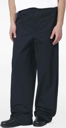 Jil Sander elasticated trousers - men - Cotton - 44 - Blue