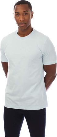 HUGO BOSS Heren Logo T-shirt met kraag (Blauw)