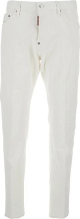 Dsquared2 Five-pocket Jeans - Heren - Slim Fit Jeans - Wit - S - Katoen - Jeans