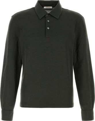 The Row Reyes Top - Heren - Polos - Groen - L - Wol - Tops