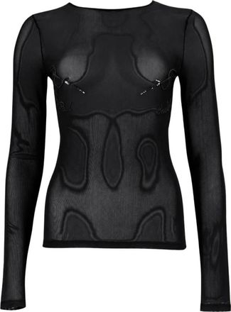 Jean Paul Gaultier Donna, Top, Nero, L, new