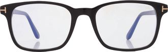 Tom Ford Blue Light Block Rectangular Mens Eyeglasses FT5831-B 001 51