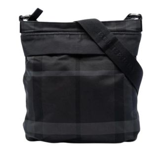 Burberry Pre-owned Crossbody Bag - Dames - Pre-owned - Grijs - Maat: ONE Size Nylon