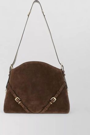 Givenchy leather voyou shoulder bag buckle detail