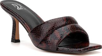 New York & Company Evelina Heeled Sandal in Burgundy at Nordstrom Rack, Size 7.5