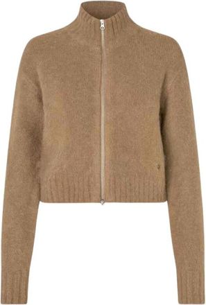 Sams&oslash;e & Sams&oslash;e Sajeanne Cardigan - Dames - Vesten - Bruin - S - Truien & Vesten