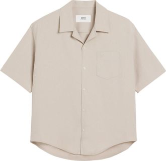 Ami Camicia con collo ampio - Toni neutri