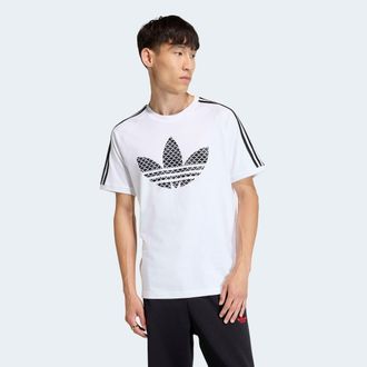 adidas T-Shirt ADIDAS ORIGINALS MONOGRAM 3S T, Herren, Gr. XXL, wei&szlig;, Obermaterial: 100% Baumwolle, Rundhals, Shirts T-Shirt