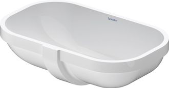 Duravit Duravit - D-code - Lavabo Ad Incasso 50x29 Cm, Senza Foro Per Miscelatore, Bianco Alpino 0338490000