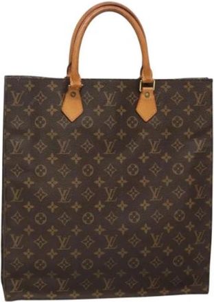 Louis Vuitton Tweedehands Canvas Louis Vuitton tassen - Dames - Vintage Shopper - Bruin - ONE Size - Leer - Vintage