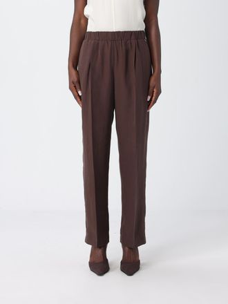 Liu Jo Linen Blend Straight Trousers