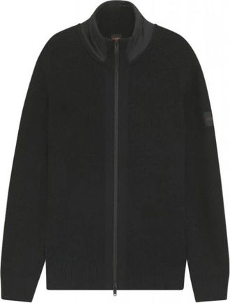 HUGO BOSS Kigloo Vest - Heren - Vesten - Zwart - M - Wol - Truien & Vesten