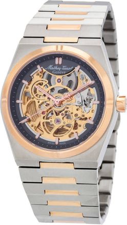 Mathey-Tissot Zeus Skeleton Automatic Grey Dial Mens Watch H118CFRS
