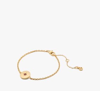 Kate Spade New York The Color Spark Collection Pink Peace Medallion Bracelet