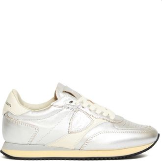 Philippe Model Blville Sneaker - Dames - Sneakers - Grijs - 36 EU - Leer - Schoenen