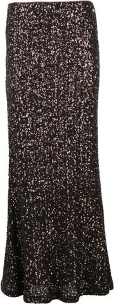 Aniye By Rokken, Dames, Bruin, XS, Polyester, Lange Uitlopende Rok
