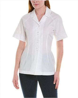 Sportmax Fitted White Shirt Size L