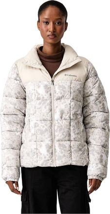 Columbia Puffect III Printed Puffer Jacket - Dames - Sport - Beige - Maat: XS Zijde