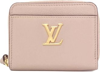 Louis Vuitton Grayish Leather Coin Purse/Coin Case (Pre-Owned)