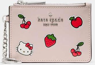 Kate Spade New York Hello Kitty X Ksny New York Sticker Key Ring Card Holder