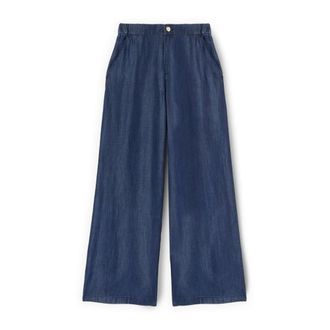 Motivi Palazzo Jeans - Dames - Jeans - Blauw - Maat: 2XS Katoen