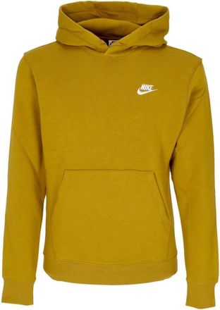 Nike Club Fleece Hoodie Long Sleeve Sweatshirt - Heren - Sportshirts - Bruin - XL - Katoen - Fitness