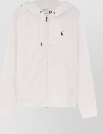 Polo Ralph Lauren cotton blend hooded sweatshirt iconic logo