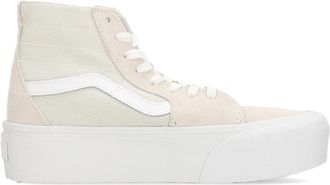 Vans Grijze High-Top Veterschoen - Dames - Sneakers - Grijs - 40 EU - Su&egrave;de - Schoenen