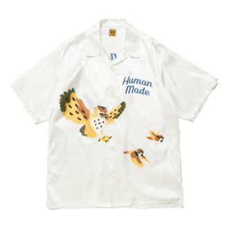 Human Made Graphic Aloha Shirt White HM25SH017