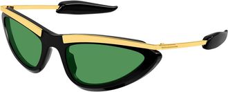 Bottega Veneta BV1477S 002 Womens Sunglasses Black Size 58