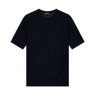 Emporio Armani T-Shirt - Heren - T-shirts - Zwart - 3XL - Katoen - Tops