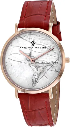 Christian Van Sant Womens White dial Watch