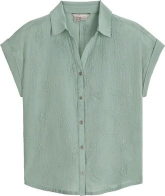 Royal Robbins Oasis S/S Bluse f&uuml;r Damen | t&uuml;rkis