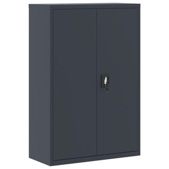 vidaXL Vidaxl - Armario Archivador De Acero Gris Antracita 90x40x140 Cm