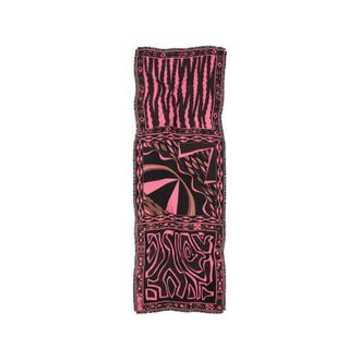 Pucci Iride-print Frayed Scarf