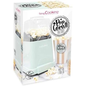 ScrapCooking Apc M&aacute;quina De Palomitas Scrapcooking Verde Agua Vintage